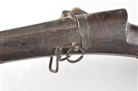 Lot 483 - A 19th Century Turkish matchlock jezail