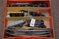 Lot 546 - Hornby 0-Gauge 0-4-0 Tank Locomotive & Rolling Stock.