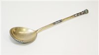 Lot 627 - Russian silver spoon