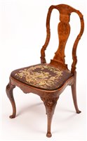 Lot 952 - An early Georgian dining chair.