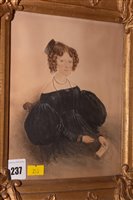 Lot 237 - Portraits of young women.
