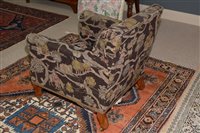 Lot 953 - A late 19th Century mahogany armchair.