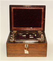 Lot 455 - Rosewood toilet box