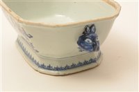 Lot 6 - A mid 18th Century Chinese blue and white...