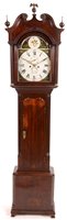 Lot 924 - A longcase clock.