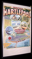 Lot 351 - Chromolithograph poster "Healthful Hartlepool" circa 1907