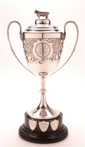 Lot 598 - Blackhill Farmer's silver trophy