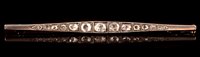 Lot 764 - Diamond Bar Brooch