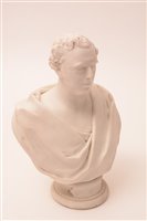Lot 120 - 19th Century British porcelain Minton Parian bust and another