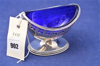 Lot 902 - A George V silver sugar bowl by Garrard & Co..