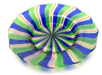 Lot 1021 - murano glass plate