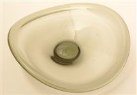 Lot 1024 - Per Lutkim for Holmegaard glass petal shaped bowl