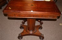 Lot 1297 - 19th Century bowfront side table.