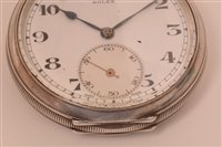 Lot 660 - A Rolex pocket watch; and a military issue pocket watch.