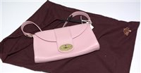 Lot 294 - Mulberry pink leather handbag.