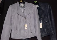 Lot 311 - Two Reiss leather jackets.