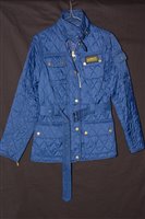Lot 313 - Barbour quilted jacket and a pair of Hunter wellies.