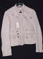 Lot 319 - Karen Millen leather jacket.
