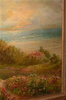 Lot 383 - Girls picking floers on a hillside.