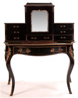 Lot 981 - A Victorian bonheur de jour.