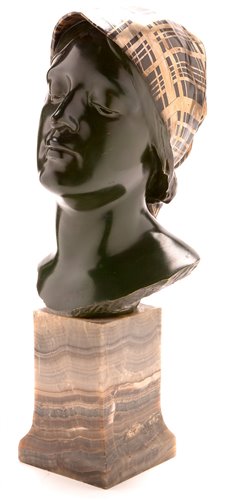 Lot 434 - After Antonin Larroux bronze bust