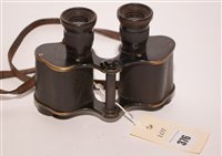 Lot 376 - A pair of Military issue field glasses