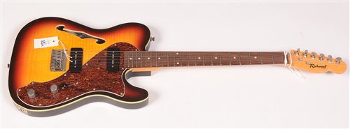 Lot 35 - A Richwood semi accoustic style guitar