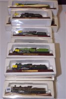 Lot 505 - Chinese diecast model railway locomotives.