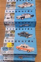 Lot 404 - Vanguards diecast model police vehicles