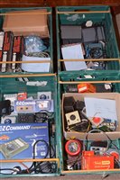 Lot 513 - Model railway and slot racing electronics.