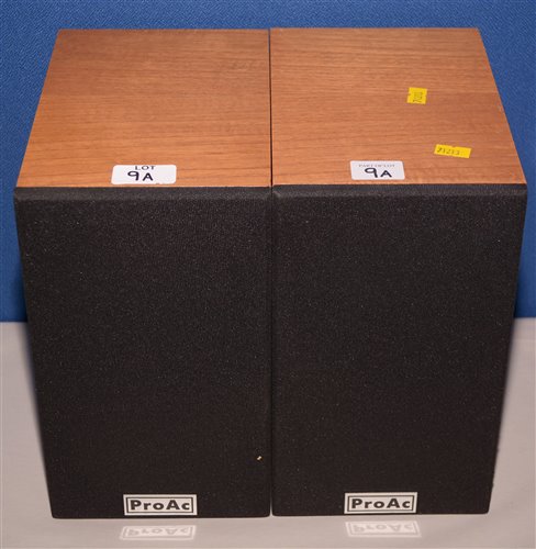 Lot 9 - Pair of ProAc Tablette speakers 1980's