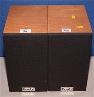 Lot 9A - Pair of ProAc Tablette speakers 1980's