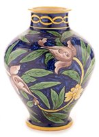 Lot 183 - Cantegialli tin glazed vase