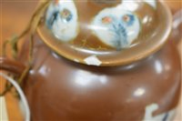 Lot 1128 - A 18th Century Chinese Bavarian teapot.