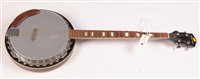 Lot 40 - Lorenzo five string G banjo mahogany resonator