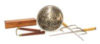 Lot 354 - Persian shield and Japanese items