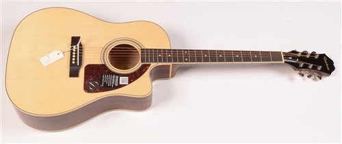 Lot 30 - An Epiphone Guitar model AJ-22SCE/N