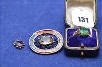 Lot 131 - brooch, ring, pendant