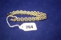 Lot 264 - Gold bracelet