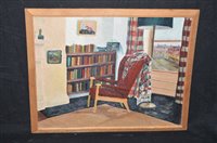 Lot 7 - "Lounge Percy Park"; and study of wild flowers and berries.