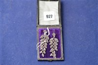 Lot 927 - A pair of early 19th Century cut steel drop earrings
