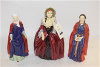 Lot 1098 - Three Royal Doulton figurines.