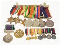 Lot 313 - Second World War and later medals
