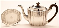 Lot 409 - Peter and Ann Bateman teapot and stand