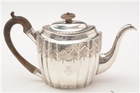 Lot 609 - Peter and Ann Bateman teapot and stand