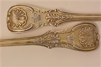 Lot 624 - Six Russian Silver Gilt spoons