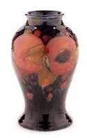 Lot 162 - Moorcroft pomegranate baluster vase