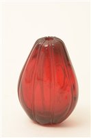 Lot 65 - A Chinese amber glass and snuff bottle
