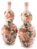 Lot 44 - A pair of 18th Century Arita porcelain vases