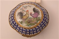 Lot 170 - A Chantilly soft pace porcelain plate